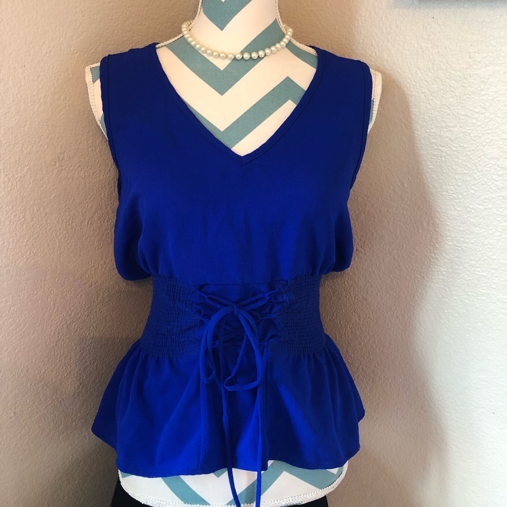 Electric Blue Top